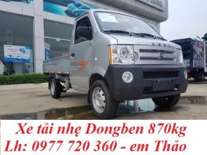 Xe tải nhỏ dưới tấn I xe tải Dongben 870kg I Đại lí nào giá tốt nhất?