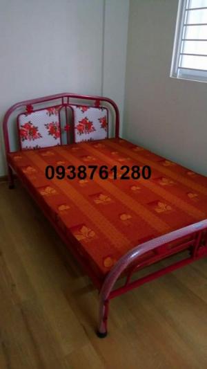Giường sắt đơn ngang 1m4 dài 2m Duy Phương