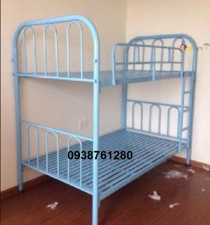Giường sắt 2 tầng ngang 1m2 dài 2m Duy Phương