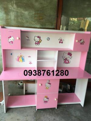 bàn học đôi ngang 1m6 cao 1m5 sâu 48cm nhựa đài loan