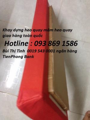 Hộp đựng heo quay In offset vỏ hộp bồi giấy carton 3-5 lớp đựng heo quay