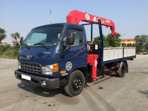 Xe cẩu tự hành Hyundai HD120sl gắn cẩu unic 3,5 tấn