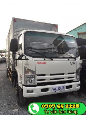 Tặng chỉ vàng khi mua xe tải ISUZU VM 8T thùng 7m, tặng máy lạnh, tặng định vị, tặng 500l dầu