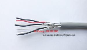 Cáp tín hiệu awg20 3pair - 1 lớp Al foil chống nhiễu