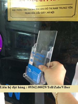 Kệ card visit Mica nhiều tầng
