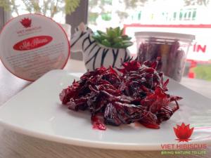 Mứt hoa Atiso đỏ (mứt hồng hoa / mứt Hibiscus) 150gr chua ngọt lạ miệng