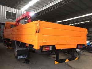 Xe tải isuzu 6,5 tấn gắn cẩu unic theo yêu cầu unic 344 mới