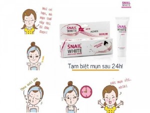 Serum Trị mụn - Trắng da Snail White