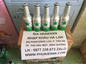 Bán bia Heinken chai nhôm 330ml nhập khẩu Hà Lan tại Thủ Dầu Một Bình Dương