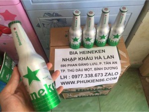 Bán bia Heinken chai nhôm 330ml nhập khẩu Hà Lan tại Thủ Dầu Một Bình Dương