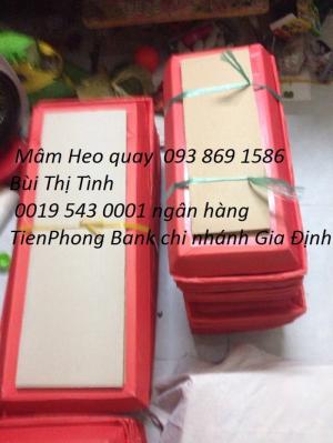 Giá bán khay giấy.mâm giấy đựng heo quay