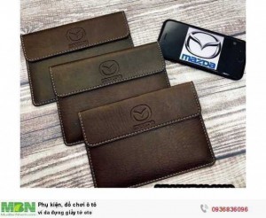 Ví da đựng giấy tờ oto