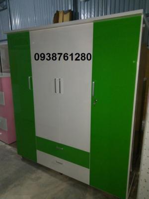 Tủ nhựa đài loan 4 cánh cửa ngang 1m6 cao 1m8