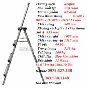 Thang nhôm ghế gia đình thắp hương ngày tết