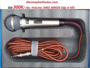 Micro có dây Shure SK-788 dây tốt và dài đến 5 m
