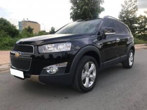 Cần tiền bán gấp xe Captiva 2013 đăng ký 2014, số sàn, màu đen