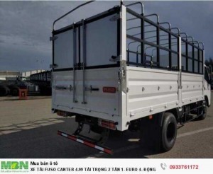 Xe Tải Fuso Canter 4.99 Tải Trọng 2 Tấn 1- Euro 4- Động Cơ Mítubishi, Xe Tải Tây Ninh