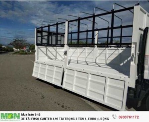 Xe Tải Fuso Canter 4.99 Tải Trọng 2 Tấn 1- Euro 4- Động Cơ Mítubishi, Xe Tải Tây Ninh