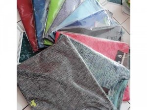 Áo thun vải mỏng mịn mát không cổ loại 1