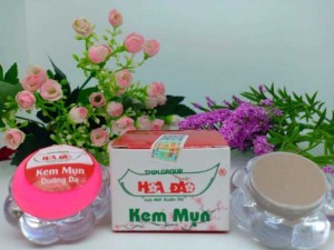 Kem trị mụn dưỡng da hoa đào Đông y