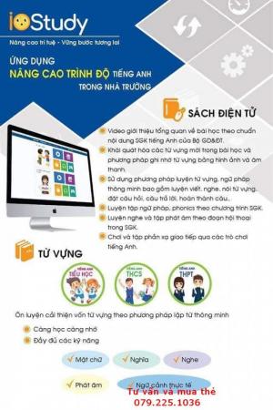 Phần mềm dạy và học tiếng Anh online chuẩn SGK IOStudy
