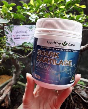 Sụn vi cá mập Healthy care shark cartilage 750mg
