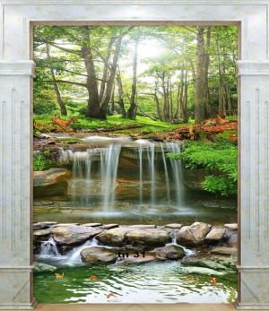 Tranh sơn thủy - tranh phong cảnh- tranh gạch 3d