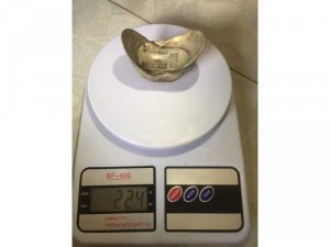 2 viên thỏi bạc xưa