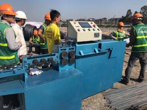 Máy bẻ đai sắt tụ đọng chuyên dụng cho nhà thầu xưởng sắt thép