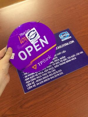 Giảm giá 30% biển open close cho các cửa hàng tại Hà nội