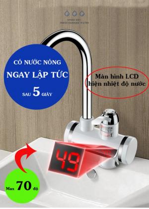Vòi nước nóng trực tiếp có hiển thị nhiệt độ