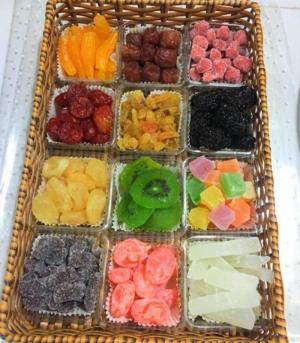Mứt hoa quả sấy Đà Lạt
