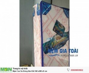 Nệm Cao Su Bông liên Kết 160 x200 x9 cm