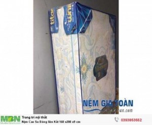 Nệm Cao Su Bông liên Kết 160 x200 x9 cm