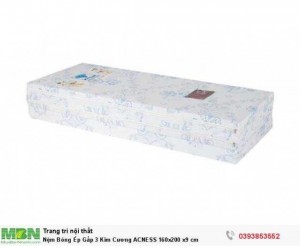 Nệm Bông Ép Gấp 3 Kim Cương ACNESS 160x200 x9 cm