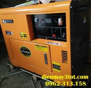 Máy phát điện chạy dầu 5kw Kama KDE6500TN siêu cách âm chống ồn từ công nghệ Đức