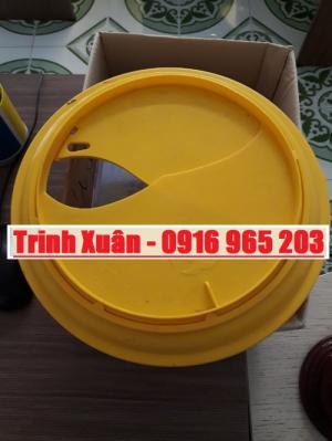 nắp xô 5 lít xoay gạt