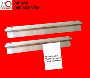 Bán thanh kẹp bill inox nhập khẩu 600mm - thanh kẹp menu order inox giá rẻ tại TP HCM