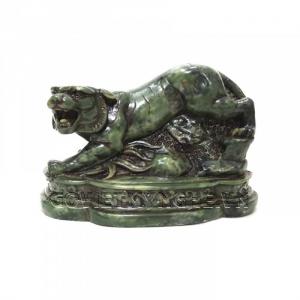 Tượng Đá Trang Trí Hổ Phong Thủy - Màu Xanh Lục Bích
- Dài 11 cm x Rộng 6cm x Cao 7.5cm . Giá : 150.000₫