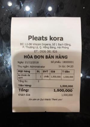 Bán Máy tính tiền cho Shop Quần Áo tại Vĩnh Phúc Hưng Yên