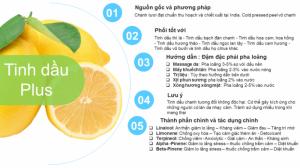 Tinh dầu chanh plus 20ml – Lemon EO nguyên chất thiên nhiên Ấn Độ – Thơm mát, sạch