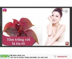 Cao Tía Tô Dưỡng Trắng Nhả Nắng Cực Hiệu Quả