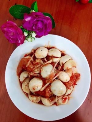 Cà pháo dầm tôm tỏi ớt