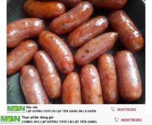 COMBO 2KG Lạp Xưởng Tươi Cai Lậy Tiền Giang