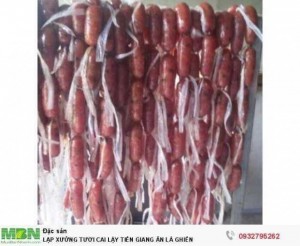 Lạp Xưởng Tươi Cai Lậy Tiền Giang Ăn Là Ghiền