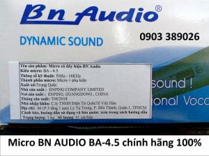 Micro có dây BN AUDIO BA-4.5 sản phẩm chính hãng Boston USA