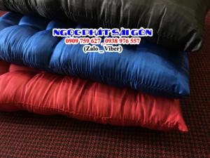 Nệm Ngồi Màu trơn Giá Rẻ. 40x40x5cm. Nệm ngồi thủ công cao cấp. Đệm lót ngồi bàn trà. Ngọc Phát Sài Gòn. Mới 100%