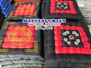 Nệm Ngồi Thêu Vi Tính. Nệm ngồi bệt, đệm ngồi, nệm lót ngồi. Nệm ngồi Ngọc Phát. Mới 100%
