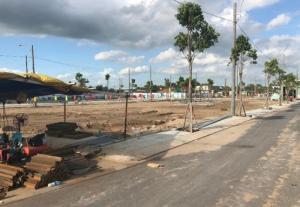 Saccombank thanh lý 100m2 đất mặt tiền QL50, SHR, giá 458 triệu