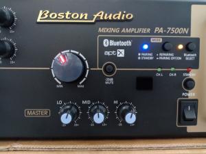 Amply Bluetooth Boston Audio PA-7500N kiểu dáng hiện đại, sang trọng
